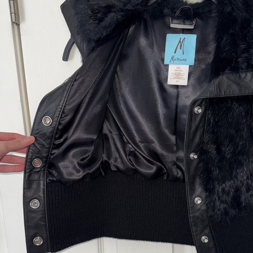 Marciano Rabbit Fur Vest - Picture 5 of 5